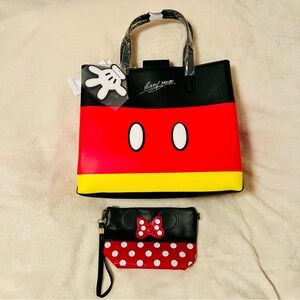 Disney Best of Mickey Mouse 2025 
Signature Series Tote & Unbranded zip pouch